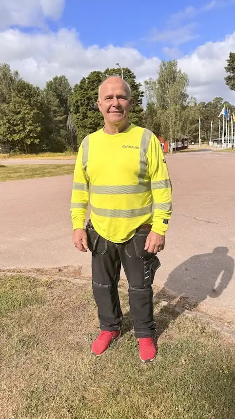 Axfalk kranarbete