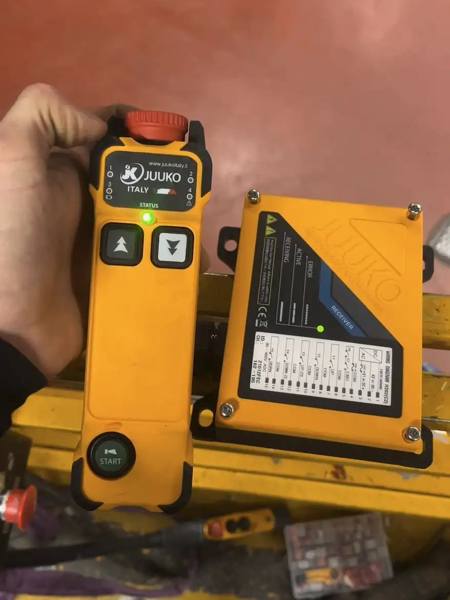 Radiosystem och Kranstyrsystem